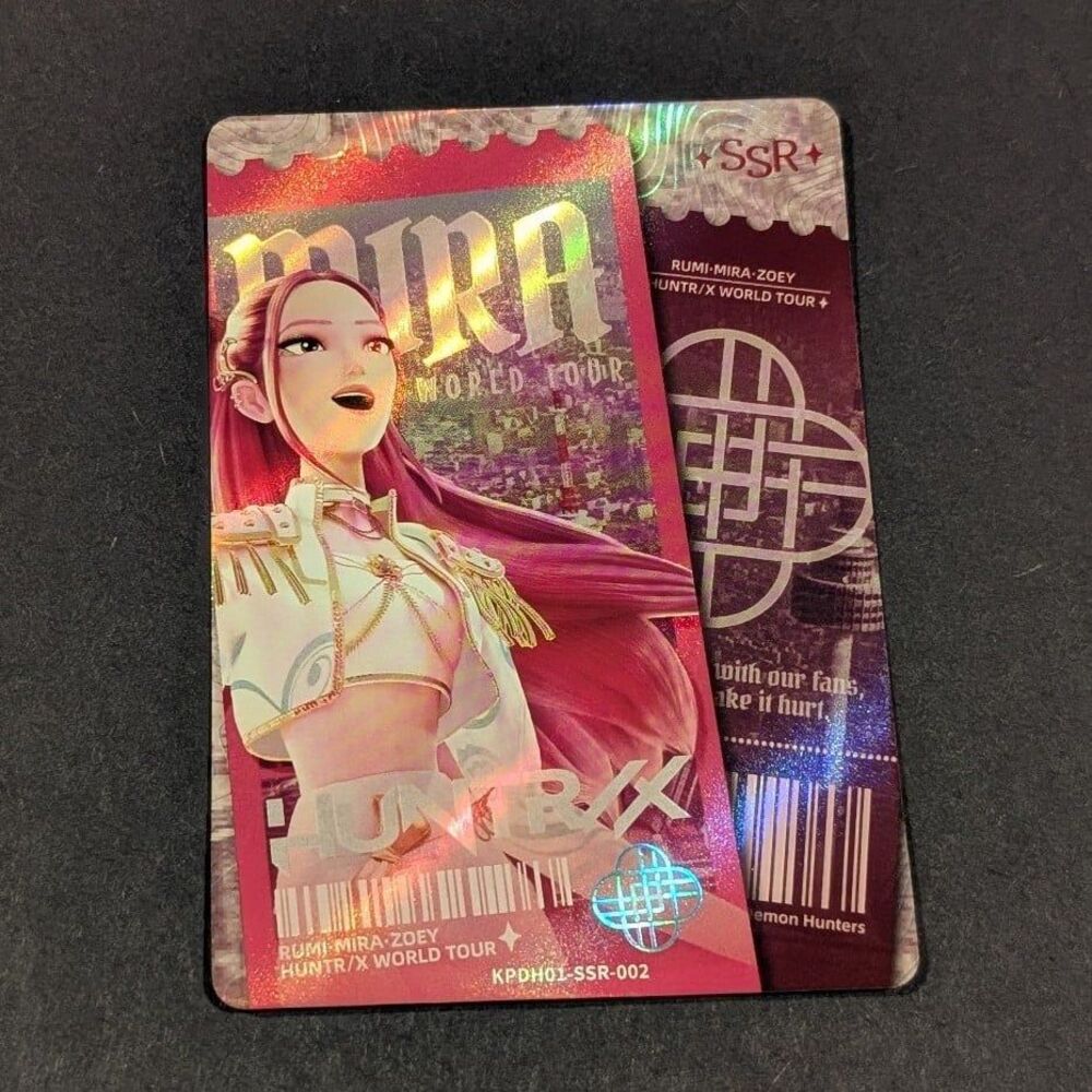 Kayou K-Pop Demon Hunters Mira Huntr/x World Tour SSR Card KPDH01-SSR-002